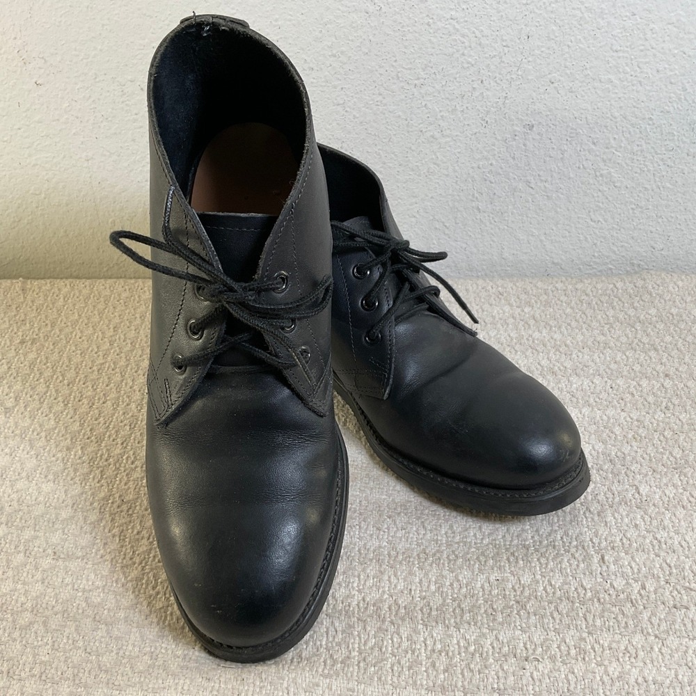 Biltrite Mens Black Leather Steel Toe Chukka Boots 6.5 Oil Resist ANSI Z41.1-91 - Picture 9 of 15